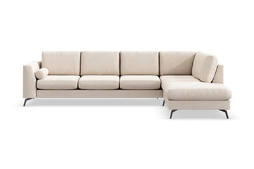 NASHVILLE LYX 4-sits Soffa med Schäslong Höger Beige