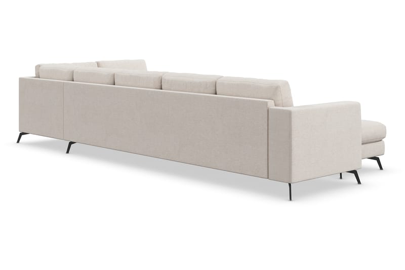 NASHVILLE LYX U-soffa med Schäslong Höger Beige - Möbler - Vardagsrum - Soffor - Divansoffa & schäslong