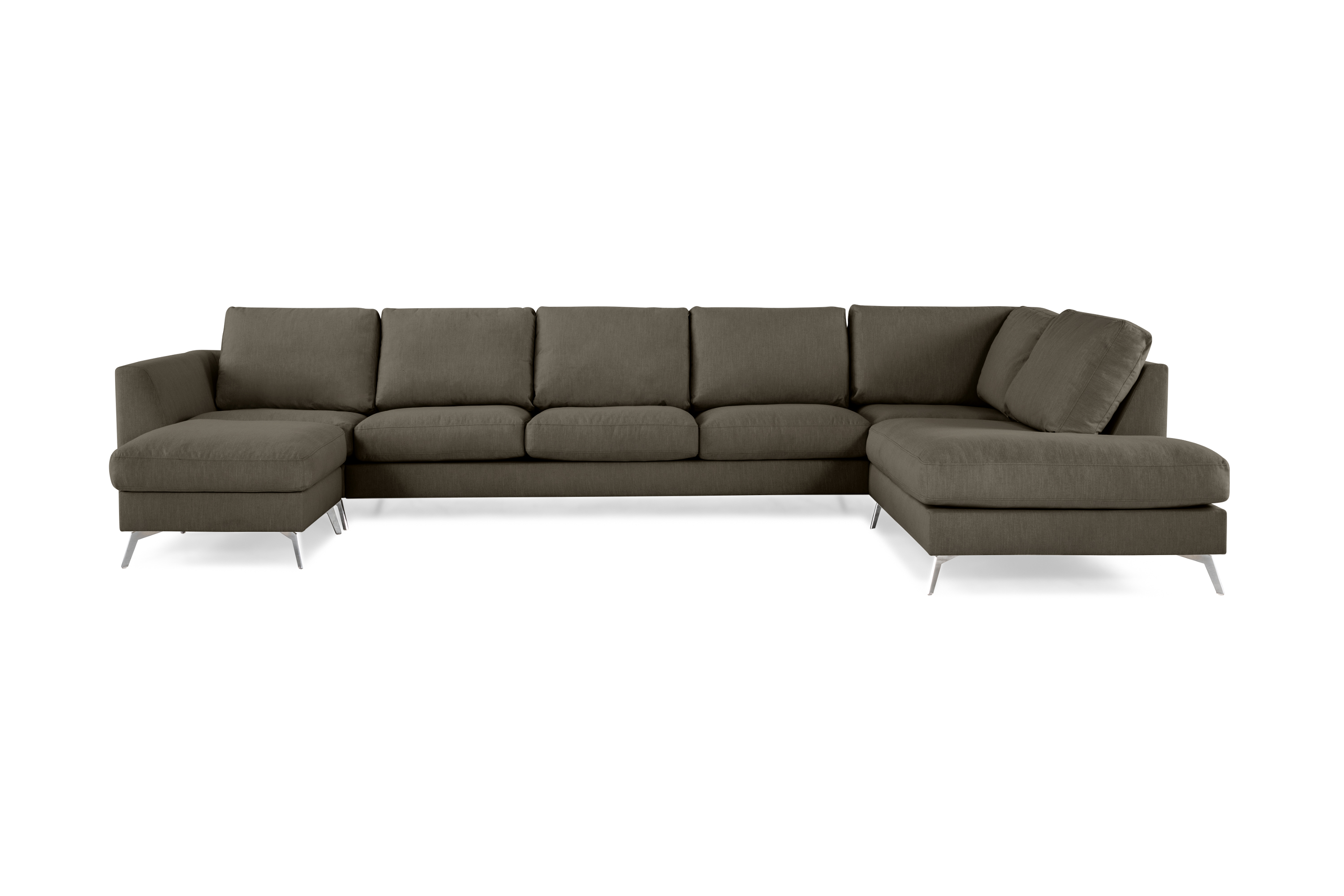 nashville lyx u-soffa med schäslong höger beige -