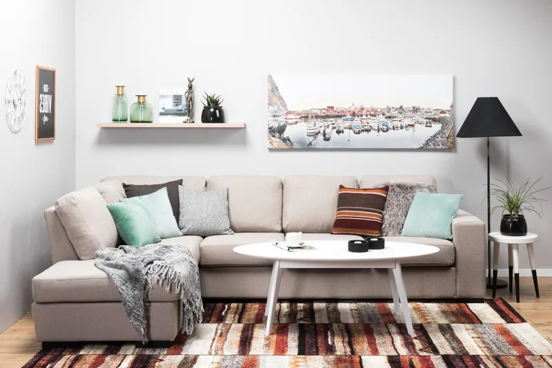 Nebraska Divansoffa 4-sits Vänster - Beige - Möbler - Vardagsrum - Soffor - Divansoffa & schäslong