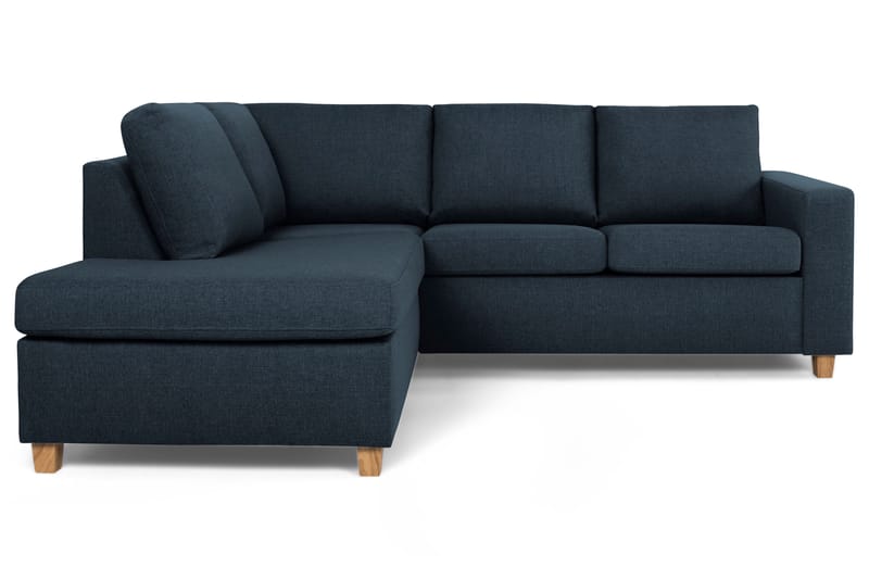 NEW YORK 2-sits Soffa med Schäslong Vänster Mörkblå - Möbler - Vardagsrum - Soffor - Divansoffa & schäslong