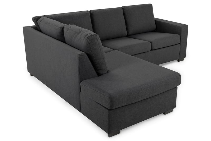 NEW YORK 2-sits Soffa med Schäslong Vänster Mörkgrå - Möbler - Vardagsrum - Soffor - Divansoffa & schäslong
