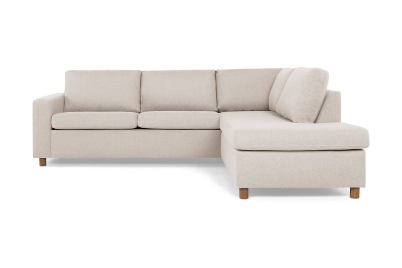 NEW YORK 2,5-sits Soffa med Schäslong Höger Beige - Möbler - Vardagsrum - Soffor - Divansoffa & schäslong