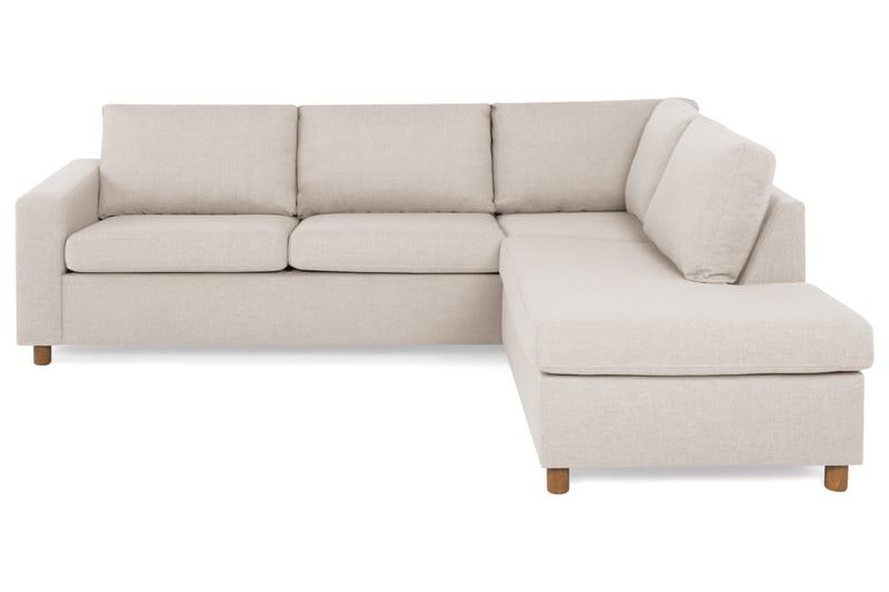 NEW YORK 2,5-sits Soffa med Schäslong Höger Beige - Möbler - Vardagsrum - Soffor - Divansoffa & schäslong