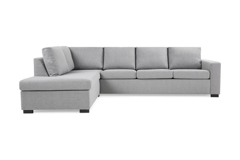NEW YORK 3-sits Soffa med Schäslong Vänster Ljusgrå - Möbler - Vardagsrum - Soffor - Divansoffa & schäslong