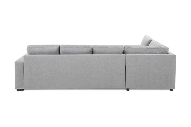NEW YORK 3-sits Soffa med Schäslong Vänster Ljusgrå - Möbler - Vardagsrum - Soffor - Divansoffa & schäslong