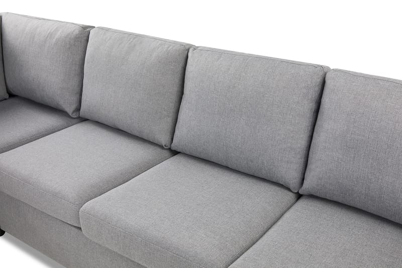 NEW YORK 3-sits Soffa med Schäslong Vänster Ljusgrå - Möbler - Vardagsrum - Soffor - Divansoffa & schäslong