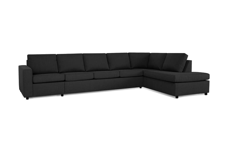 NEW YORK 4-sits Soffa med Schäslong Höger Antracit - Möbler - Vardagsrum - Soffor - Divansoffa & schäslong