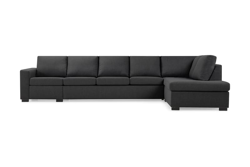 NEW YORK 4-sits Soffa med Schäslong Höger Mörkgrå - Möbler - Vardagsrum - Soffor - Divansoffa & schäslong