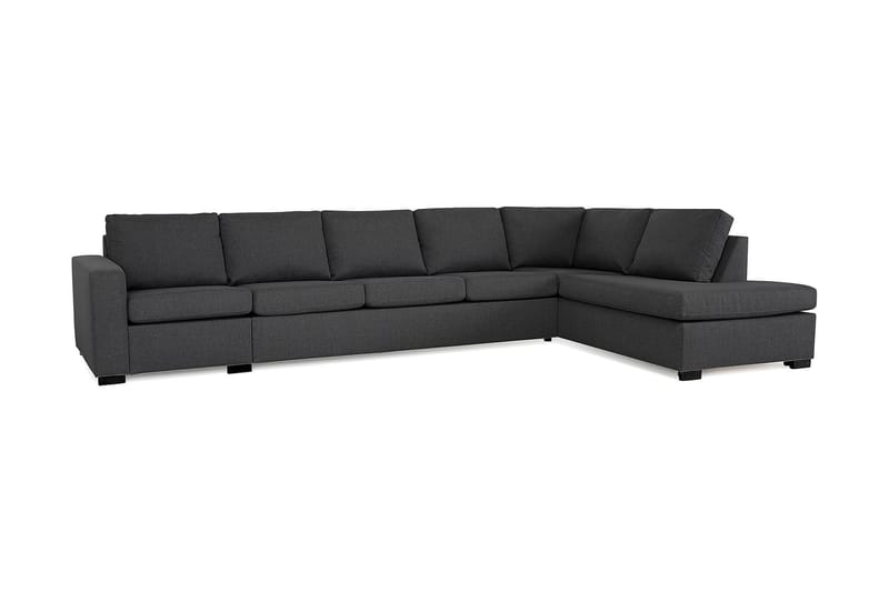 NEW YORK 4-sits Soffa med Schäslong Höger Mörkgrå - Möbler - Vardagsrum - Soffor - Divansoffa & schäslong