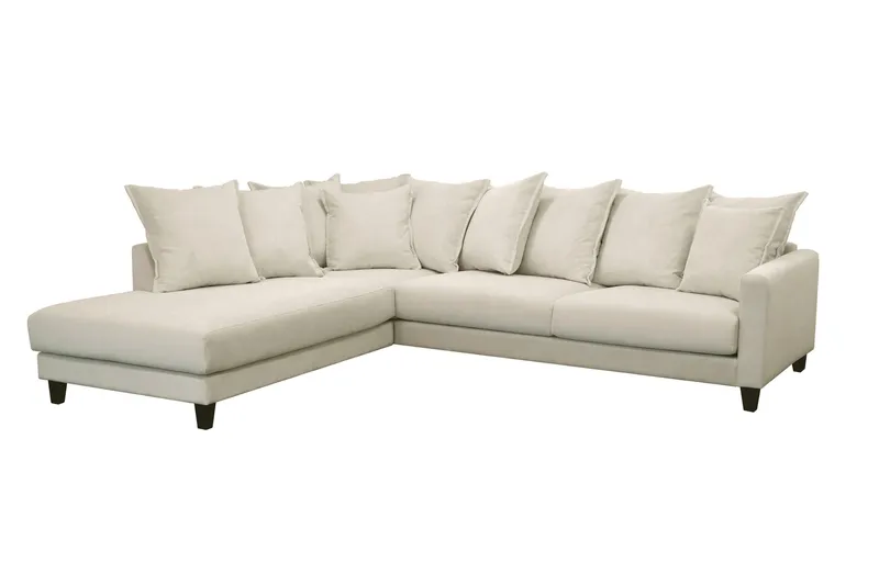 Nida Schäslongsoffa 4-sits, Beige