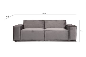 Nightcap Soffa 2-sits - Grå - Möbler - Vardagsrum - Soffor - 2-sits soffor