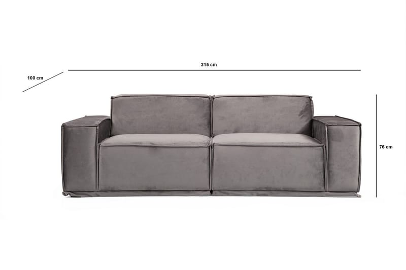 Nightcap Soffa 2-sits - Grå - Möbler - Vardagsrum - Soffor - 2-sits soffor