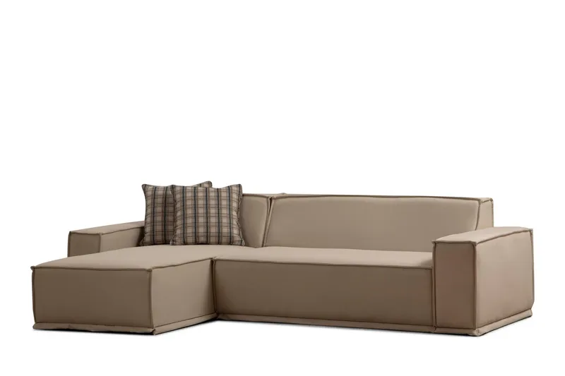 Nightcap Soffa m. Divan 3-sits, Beige