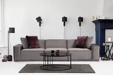 Nightcap Soffa m. Divan 3-sits - Grå - Möbler - Vardagsrum - Soffor - 3-sits soffor