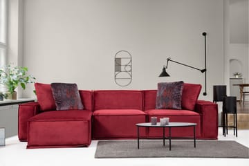 Nightcap Soffa m. Divan 4-sits - Burgundy - Möbler - Vardagsrum - Soffor - Divansoffa & schäslong