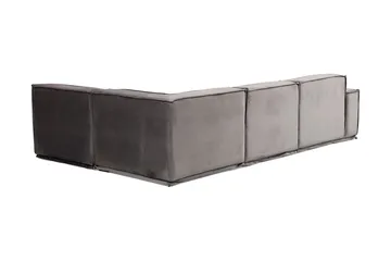 Nightcap Soffa m. Divan 4-sits - Grå - Möbler - Vardagsrum - Soffor - Modulsoffor - Komplett modulsoffa