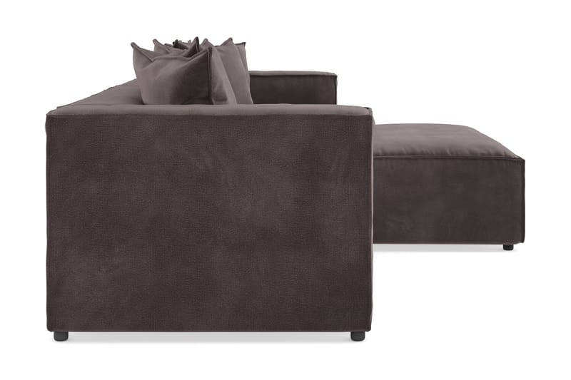 NORIAKI L-soffa Beige/Svart - Divansoffa & schäslong