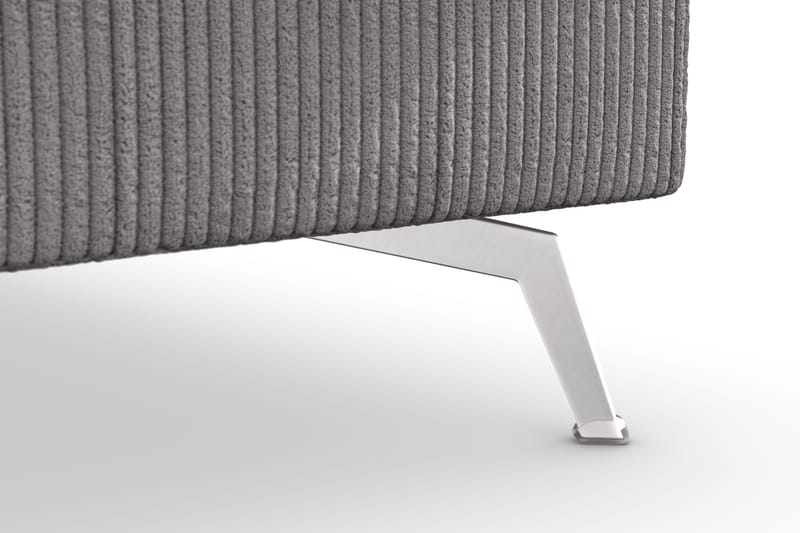 Ocean Lyx 4-sits Högervänd L-formad Schäslongsoffa i Manchester - Mörkgrå - Möbler - Vardagsrum - Soffor - Divansoffa & schäslong