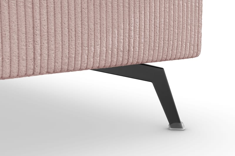 Ocean Lyx 4-sits Högervänd L-formad Schäslongsoffa i Manchester - Rosa - Möbler - Vardagsrum - Soffor - Divansoffa & schäslong