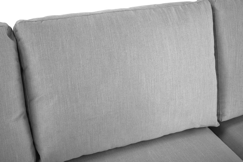 Ocean Lyx 4-sits Högervänd L-formad Schäslongsoffa i Tyg - Grå - Möbler - Vardagsrum - Soffor - Divansoffa & schäslong