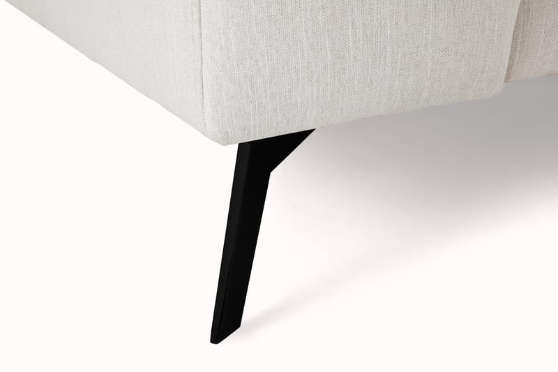 Ocean Lyx 4-sits Högervänd L-formad Schäslongsoffa i Tyg - Ljusgrå - Möbler - Vardagsrum - Soffor - Divansoffa & schäslong