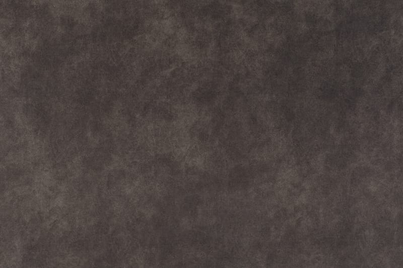 Ocean Lyx 6-sits Vänstervänd U-formad Soffa med Divan och Schäslong + Fotpall i Konstläder - Mörkgrå - Möbler - Vardagsrum - Soffor - Divansoffa & schäslong