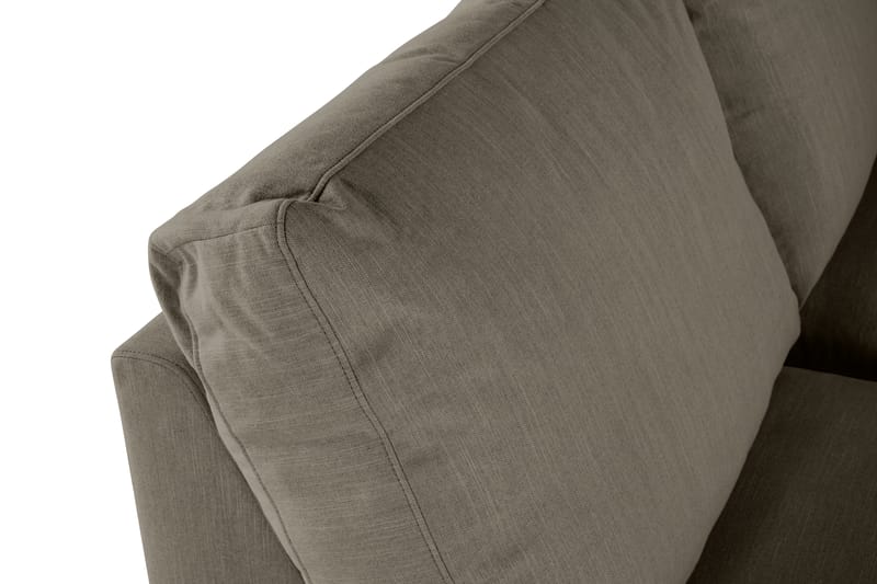 Ocean Lyx 6-sits Vänstervänd U-formad Soffa med Divan och Schäslong + Fotpall i Tyg - Mörkgrön - Möbler - Vardagsrum - Soffor - Divansoffa & schäslong