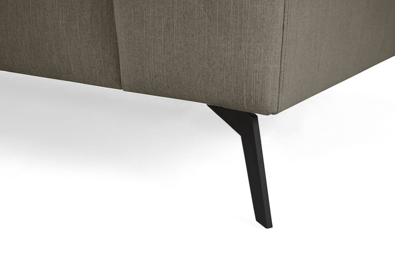 Ocean Lyx 6-sits Vänstervänd U-formad Soffa med Divan och Schäslong + Fotpall i Tyg - Mörkgrön - Möbler - Vardagsrum - Soffor - Divansoffa & schäslong