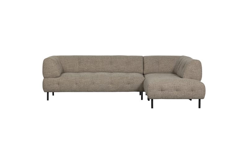 OKSHATINE Soffa med Schäslong 3-sits Brun - Divansoffa & schäslong