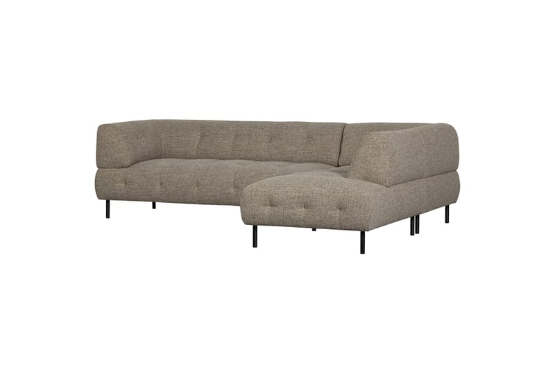 OKSHATINE Soffa med Schäslong 3-sits Brun - Divansoffa & schäslong