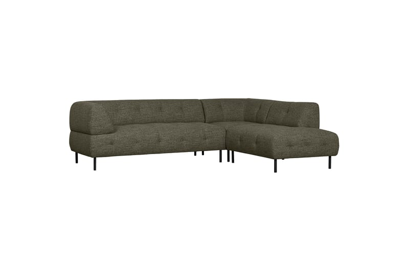 OKSHATINE Soffa med Schäslong 3-sits Grönmelange - Möbler - Vardagsrum - Soffor - Divansoffa & schäslong