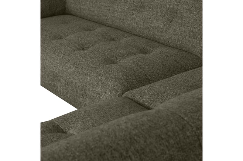 OKSHATINE Soffa med Schäslong 3-sits Grönmelange - Möbler - Vardagsrum - Soffor - Divansoffa & schäslong