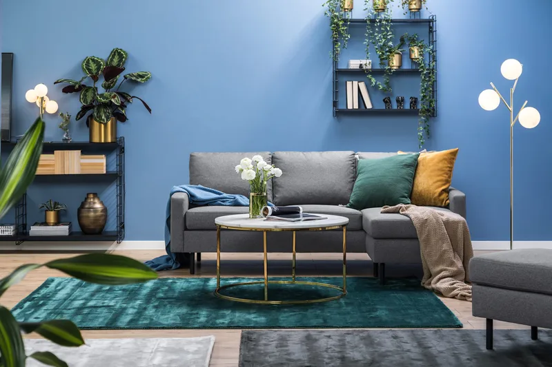 Peppe 3-sits Vändbar L-formad Divansoffa i Tyg - Ljusgrå - Möbler - Vardagsrum - Soffor - Divansoffa & schäslong