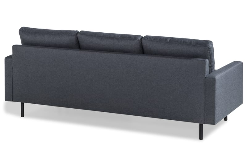 Peppe 3-sits Vändbar L-formad Divansoffa i Tyg - Mörkgrå - Möbler - Vardagsrum - Soffor - Divansoffa & schäslong