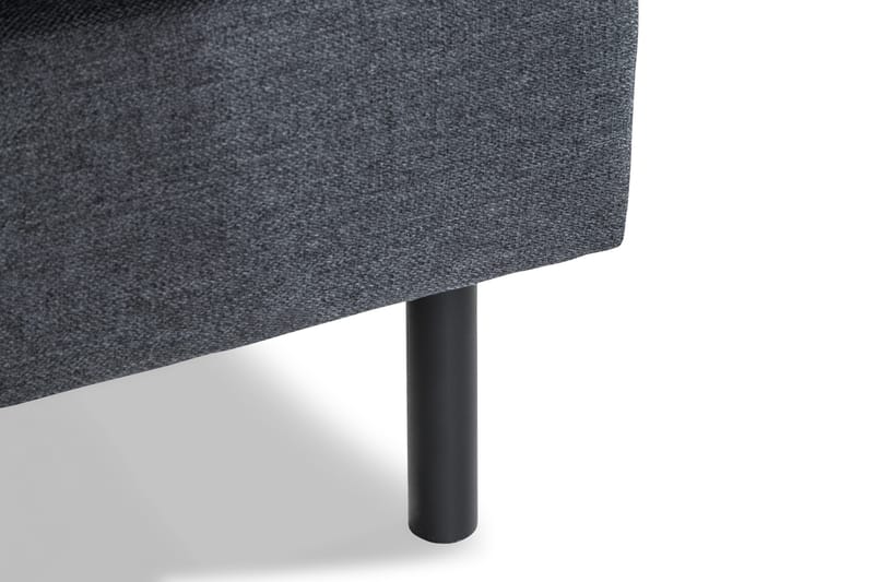 Peppe 3-sits Vändbar L-formad Divansoffa i Tyg - Mörkgrå - Möbler - Vardagsrum - Soffor - Divansoffa & schäslong