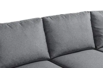 Peppe 4-sits Högervänd L-formad Schäslongsoffa i Tyg - Ljusgrå - Möbler - Vardagsrum - Soffor - Divansoffa & schäslong