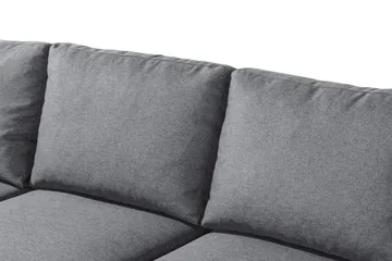 Peppe 4-sits Vänstervänd L-formad Schäslongsoffa i Tyg - Ljusgrå - Möbler - Vardagsrum - Soffor - Divansoffa & schäslong