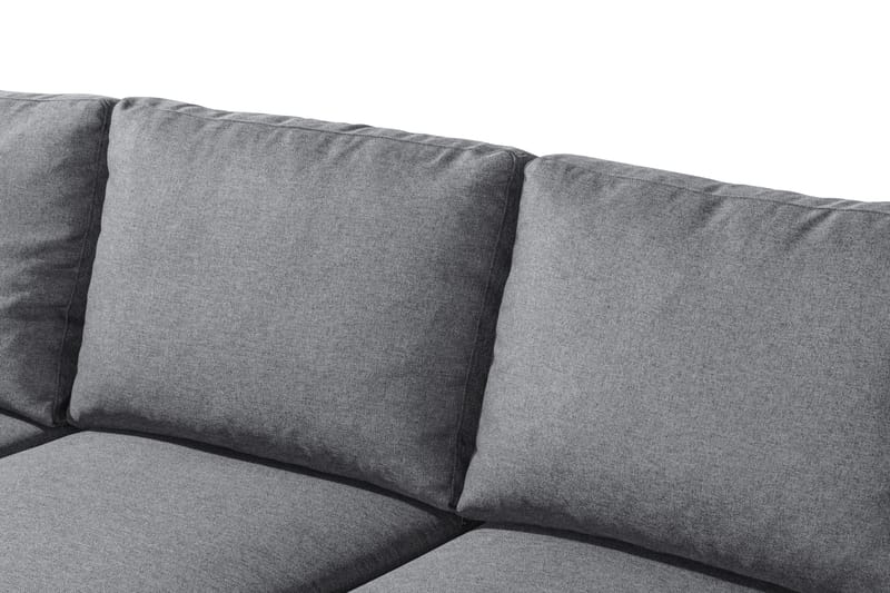 Peppe 4-sits Vänstervänd L-formad Schäslongsoffa i Tyg - Ljusgrå - Möbler - Vardagsrum - Soffor - Divansoffa & schäslong