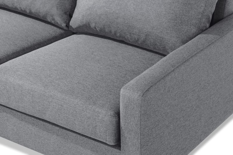 Peppe 4-sits Vänstervänd L-formad Schäslongsoffa i Tyg - Ljusgrå - Möbler - Vardagsrum - Soffor - Divansoffa & schäslong