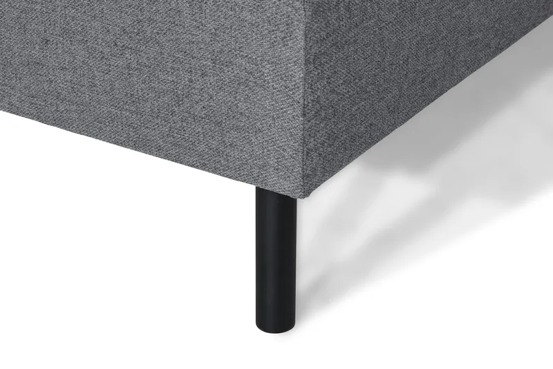 Peppe 4-sits Vänstervänd L-formad Schäslongsoffa i Tyg - Ljusgrå - Möbler - Vardagsrum - Soffor - Divansoffa & schäslong