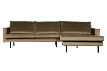 RAFAELE Divansoffa Höger Taupe