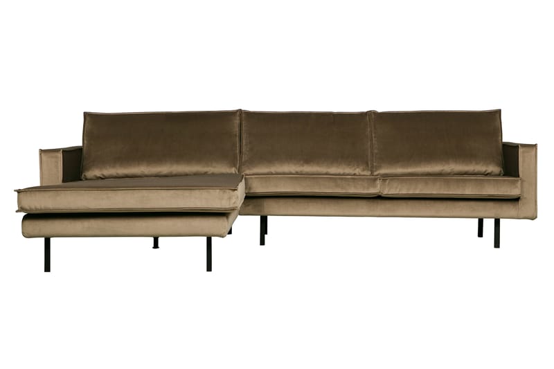 RAFAELE Divansoffa Vänster Taupe - Möbler - Vardagsrum - Soffor - Divansoffa & schäslong