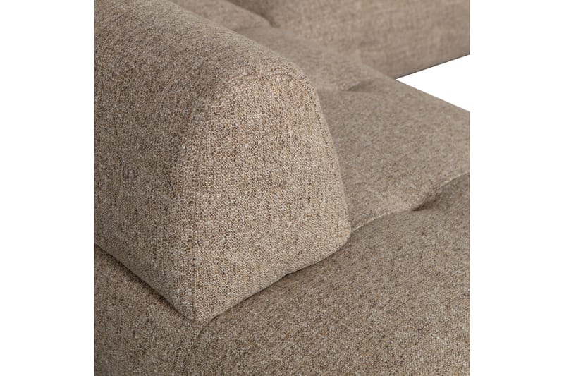 Ranta Soffa med Schäslong 3-sits - Brun - Möbler - Vardagsrum - Soffor - Divansoffa & schäslong