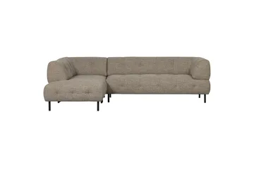 Ranta Soffa med Schäslong 3-sits - Brun - Möbler - Vardagsrum - Soffor - Divansoffa & schäslong
