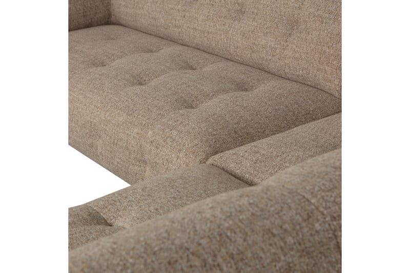 Ranta Soffa med Schäslong 3-sits - Brun - Möbler - Vardagsrum - Soffor - Divansoffa & schäslong