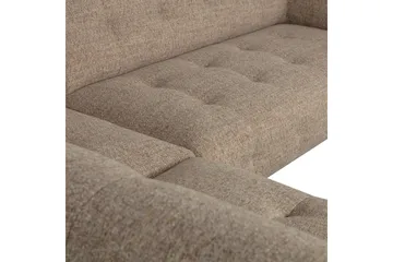 Ranta Soffa med Schäslong 3-sits - Brun - Möbler - Vardagsrum - Soffor - Divansoffa & schäslong