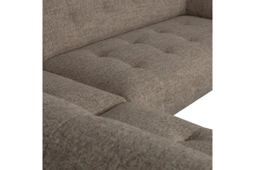 Ranta Soffa med Schäslong 3-sits - Mörkbrun - Möbler - Vardagsrum - Soffor - Divansoffa & schäslong
