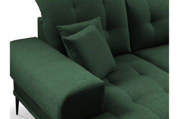 Rapale Soffgrupp Vänster med Fotpall - Sammet/Silver - Möbler - Vardagsrum - Soffor - Divansoffa & schäslong