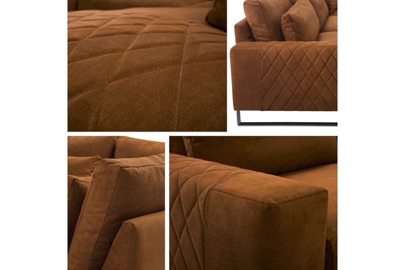 RESEGA 2-sits Soffa - Brun - Möbler - Vardagsrum - Soffor - Divansoffa & schäslong